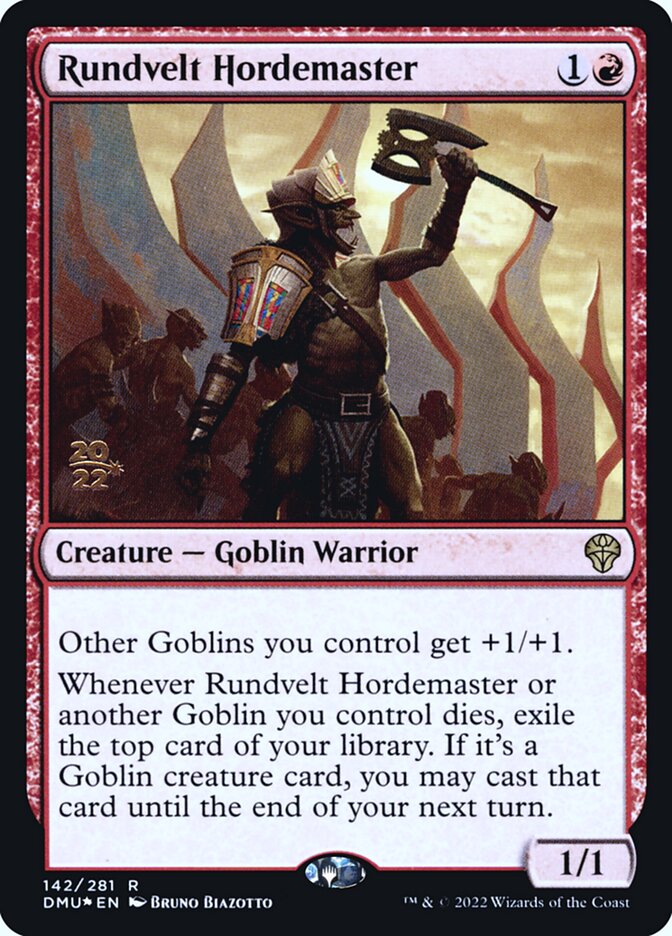 Rundvelt Hordemaster card front