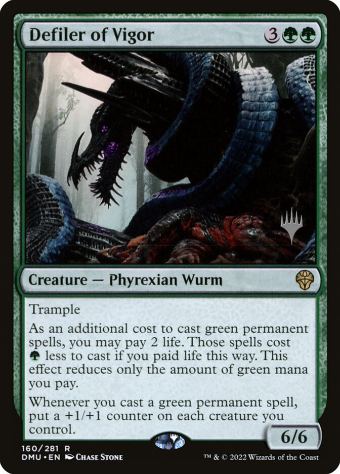 Defiler of Vigor card front