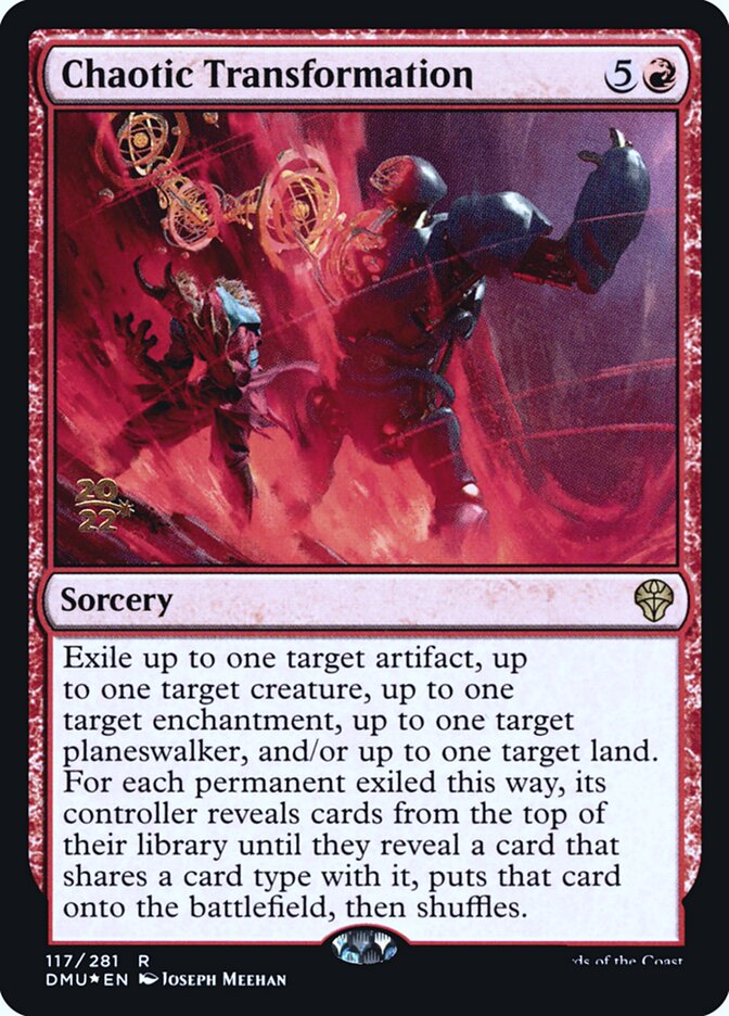 Chaotic Transformation card front