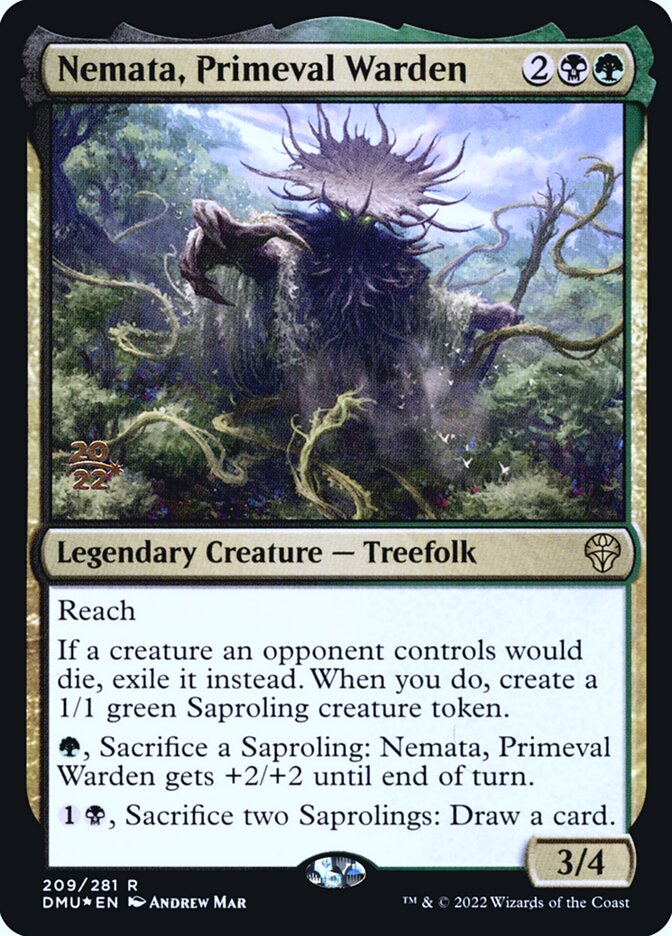 Nemata, Primeval Warden card front