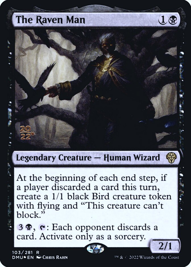 The Raven Man card front