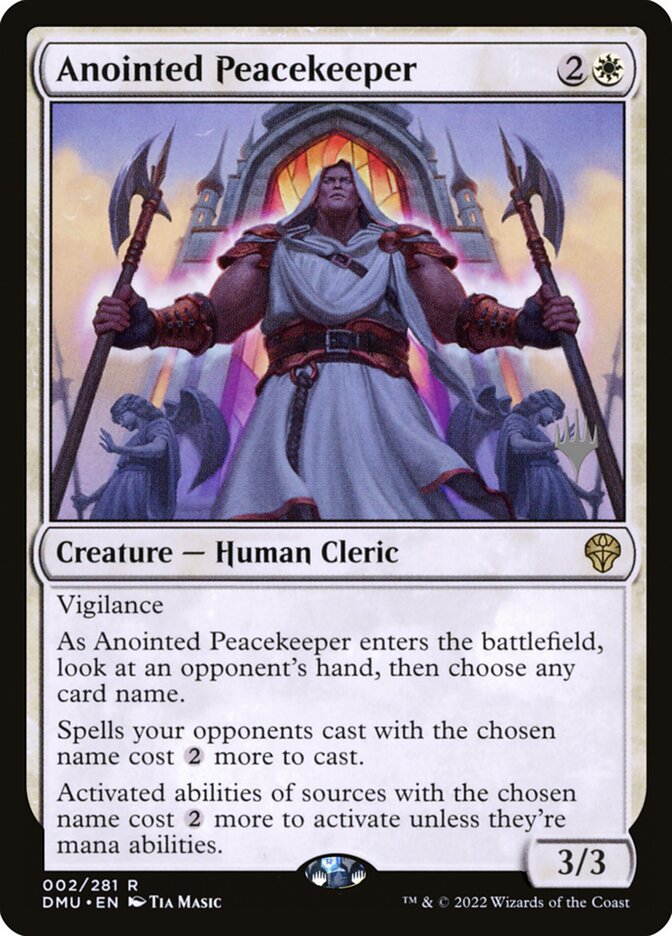 Anointed Peacekeeper card front
