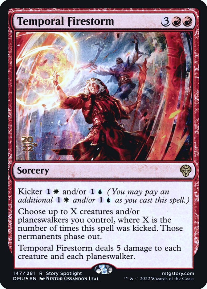 Temporal Firestorm card front