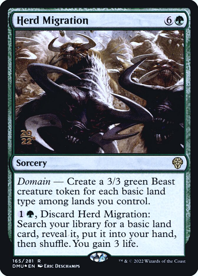 Herd Migration card front