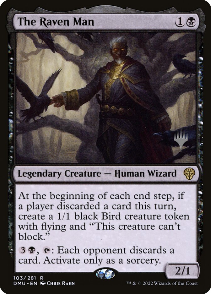 The Raven Man card front