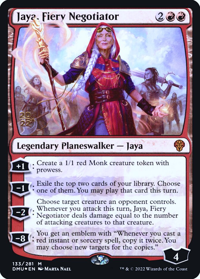 Jaya, Fiery Negotiator card front