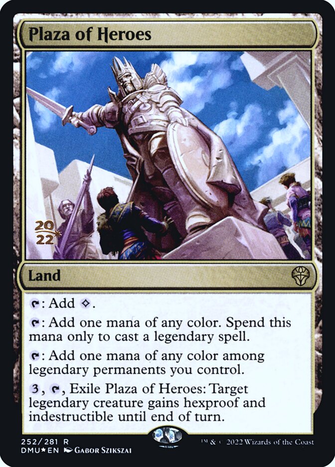 Plaza of Heroes card front