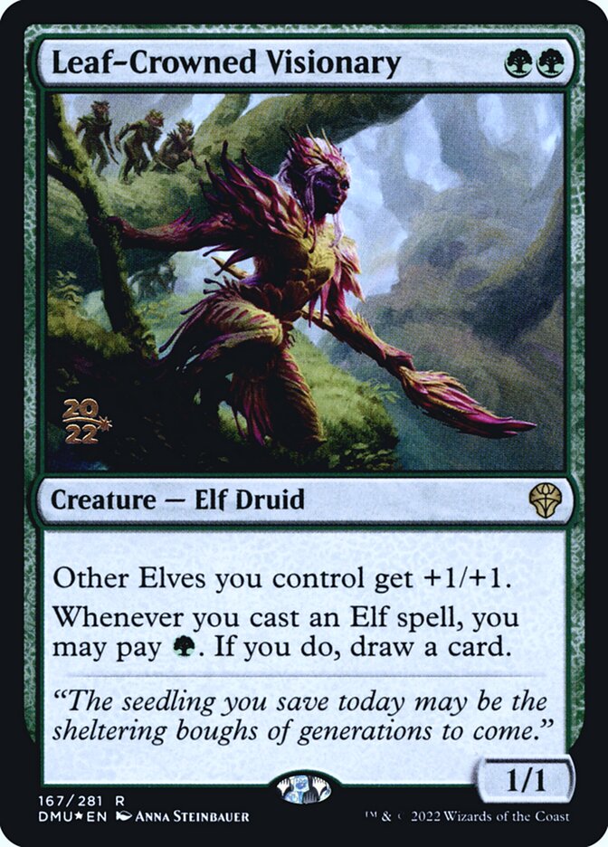 Leaf-Crowned Visionary card front