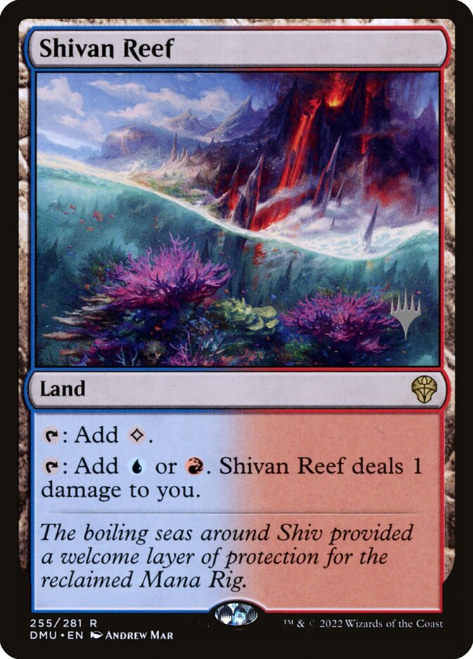 Shivan Reef card front