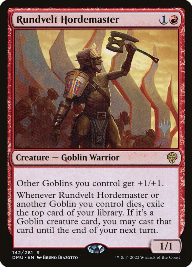 Rundvelt Hordemaster card front