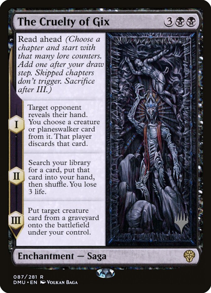 The Cruelty of Gix card front