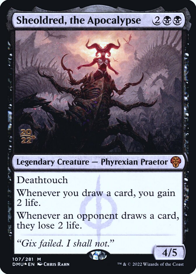 Sheoldred, the Apocalypse card front