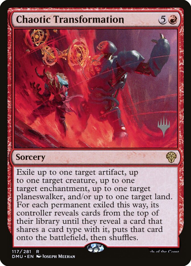 Chaotic Transformation card front