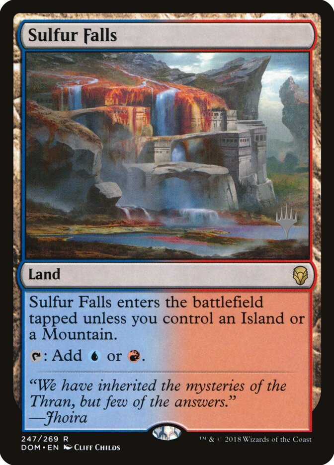 Sulfur Falls card front