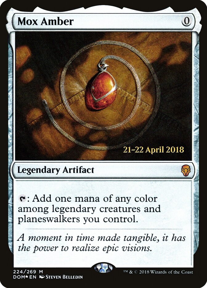 Mox Amber card front