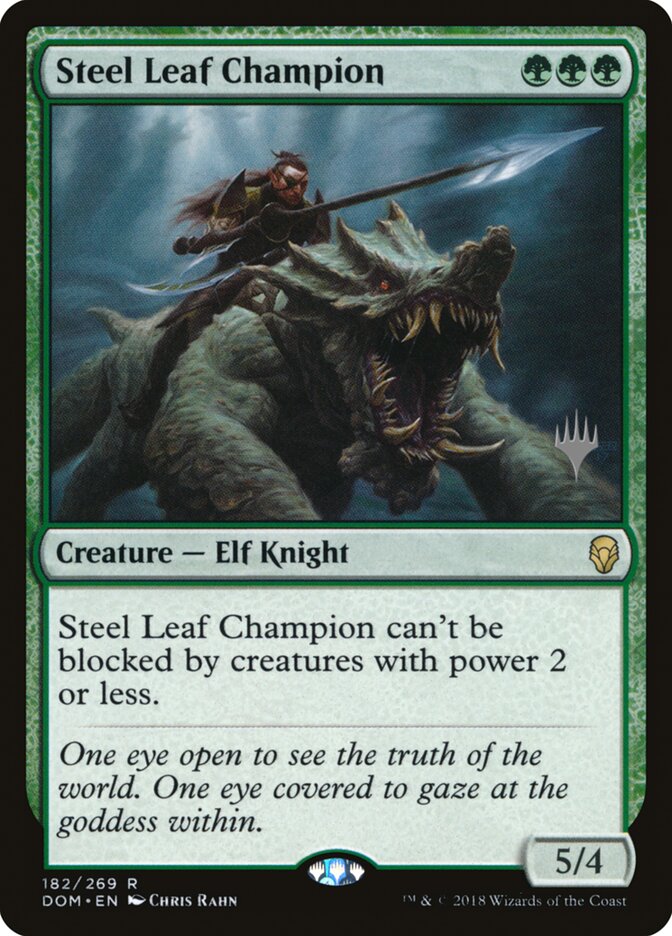Steel Leaf Champion card front