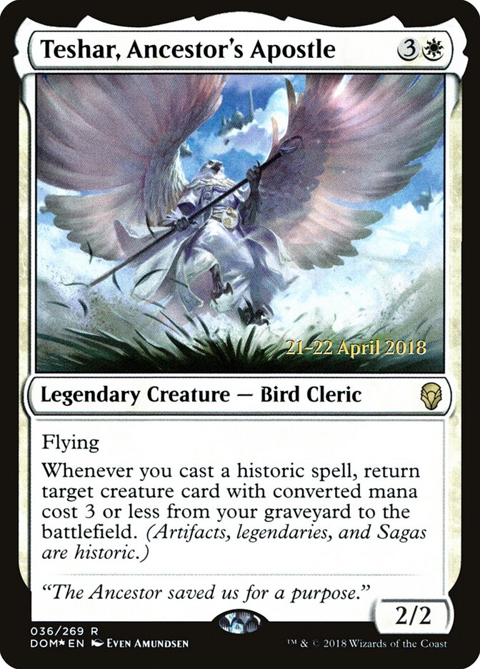 Teshar, Ancestor's Apostle card front