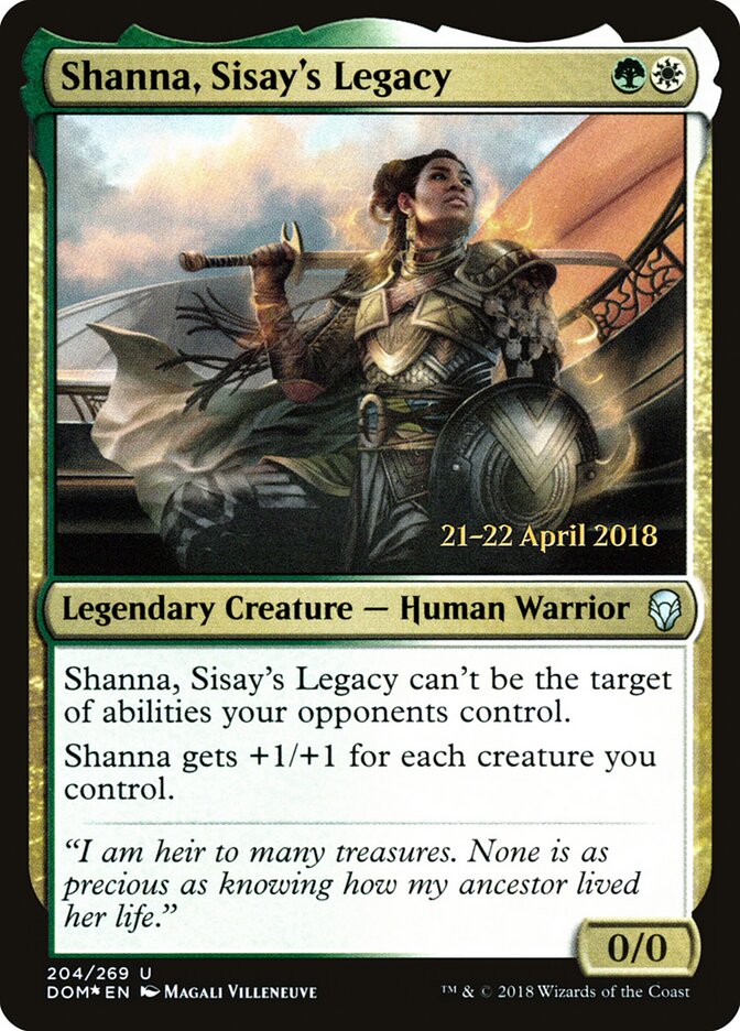 Shanna, Sisay's Legacy card front