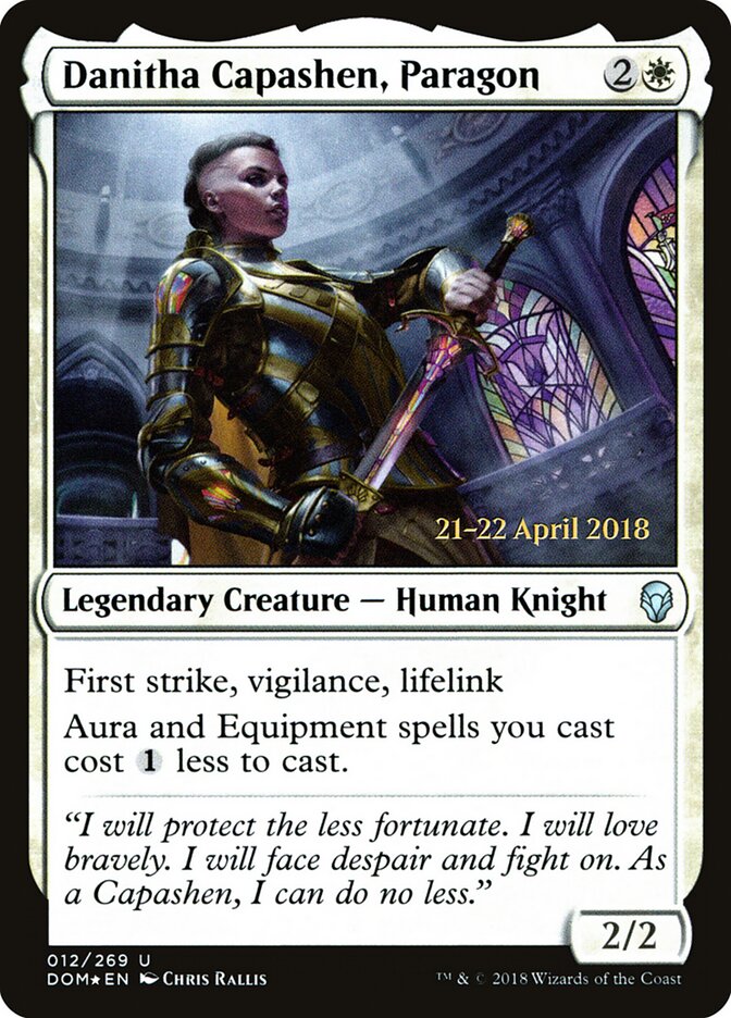 Danitha Capashen, Paragon card front
