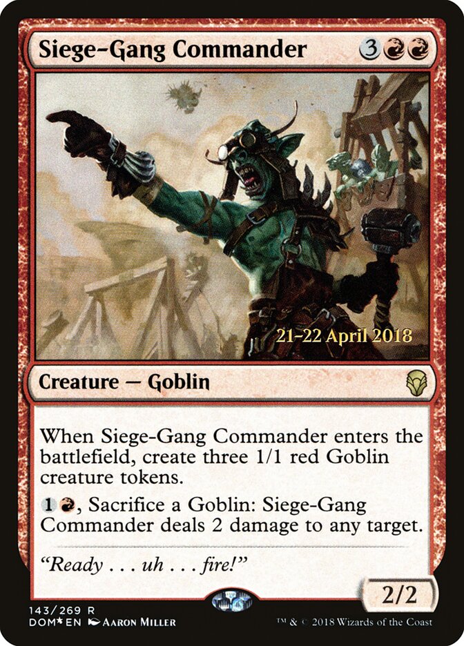 Siege-Gang Commander card front