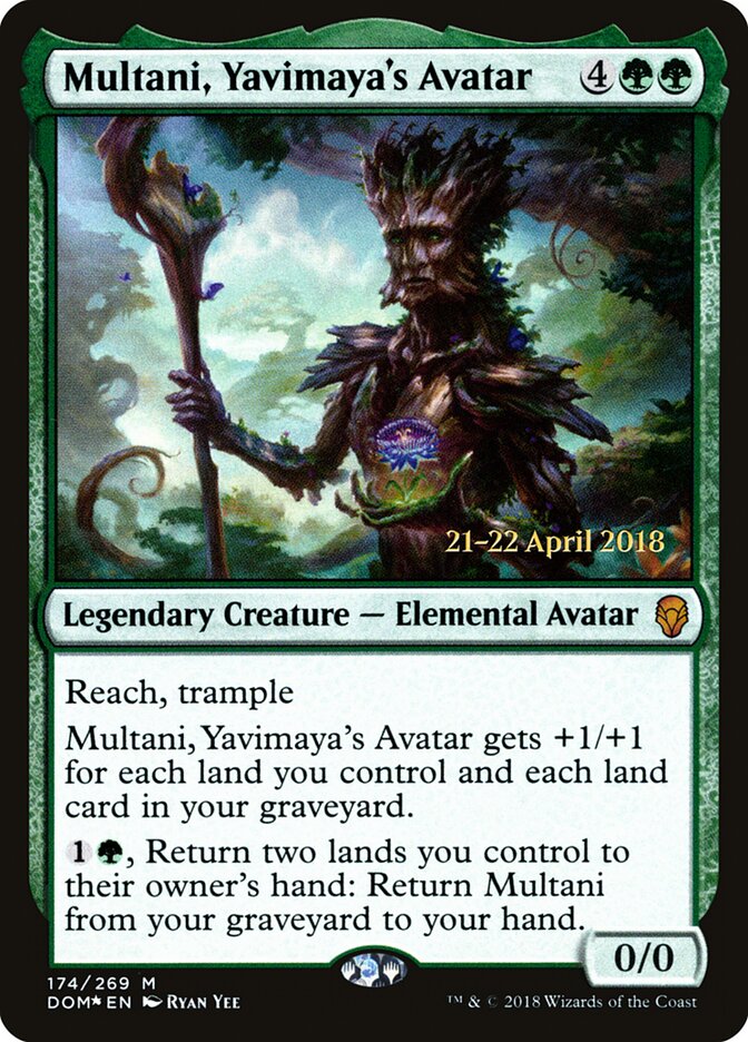 Multani, Yavimaya's Avatar card front