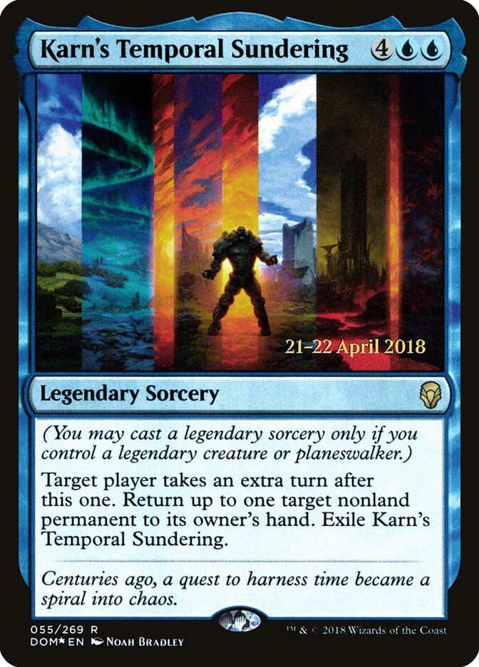 Karn's Temporal Sundering card front