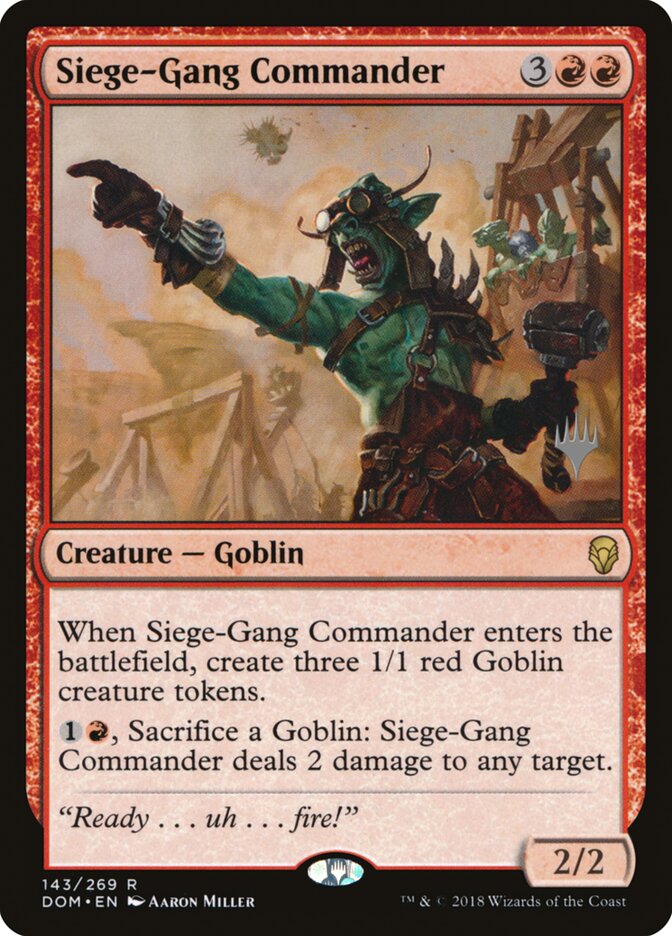 Siege-Gang Commander card front