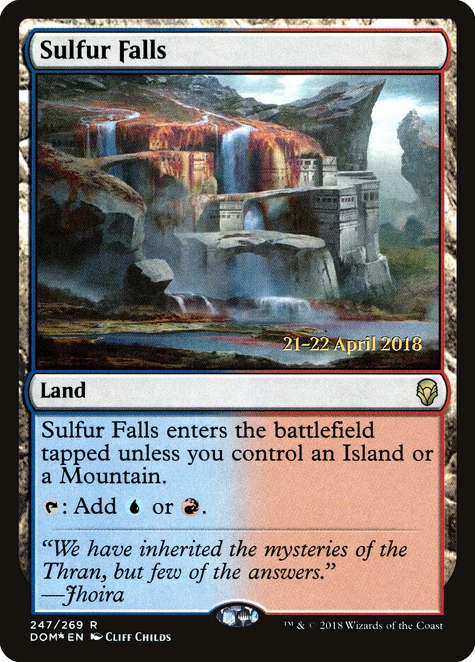 Sulfur Falls card front