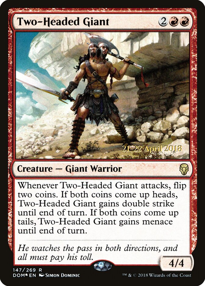 Two-Headed Giant card front