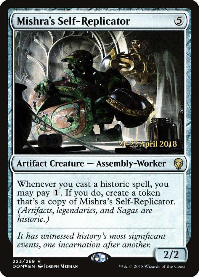 Mishra's Self-Replicator card front