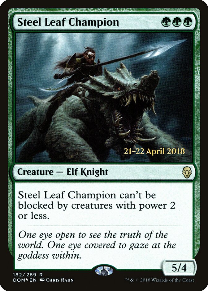 Steel Leaf Champion card front