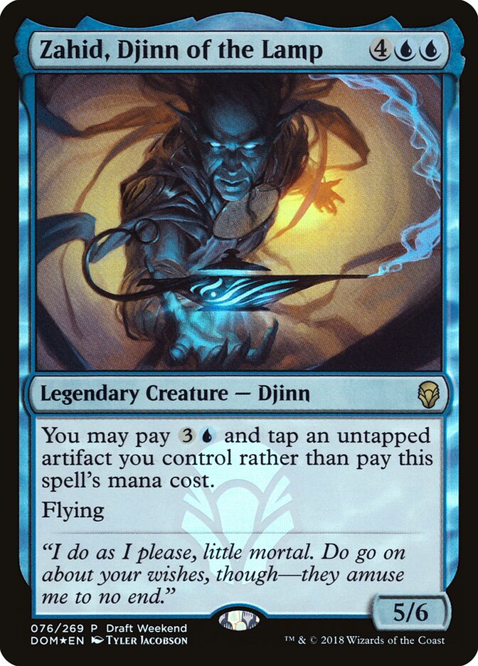 Zahid, Djinn of the Lamp card front