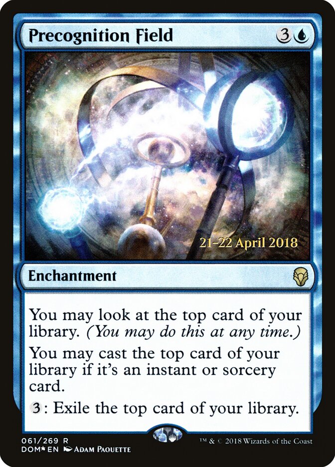 Precognition Field card front