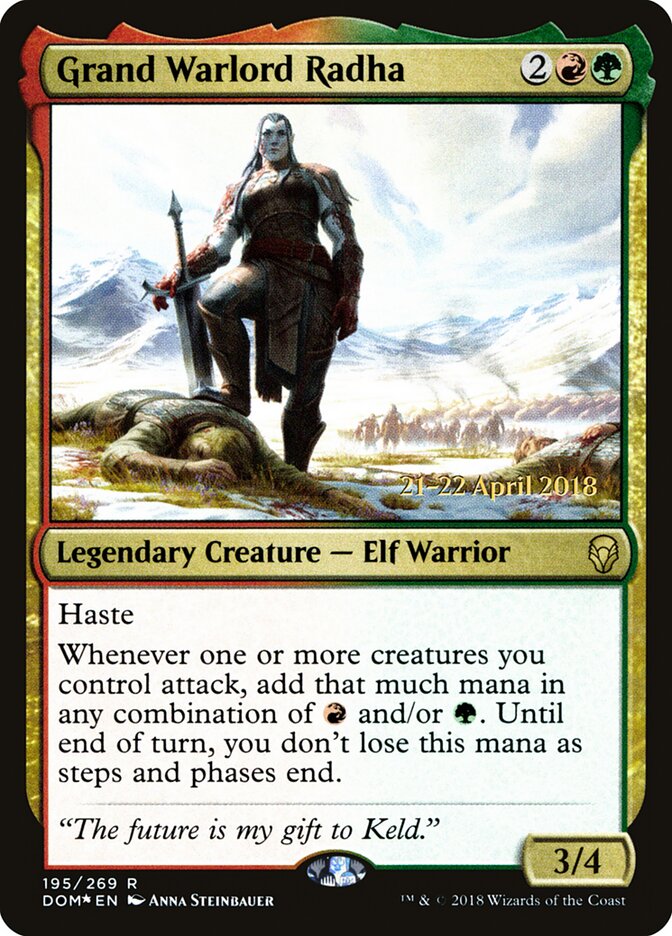 Grand Warlord Radha card front
