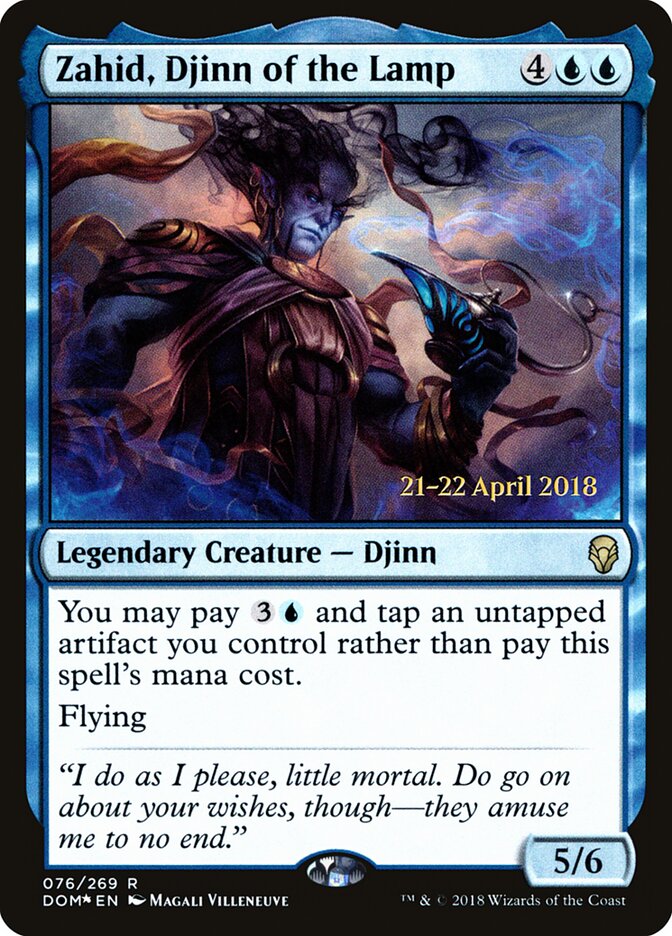 Zahid, Djinn of the Lamp card front