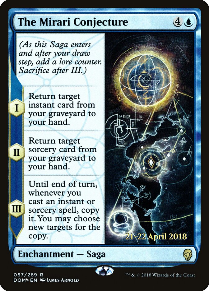 The Mirari Conjecture card front