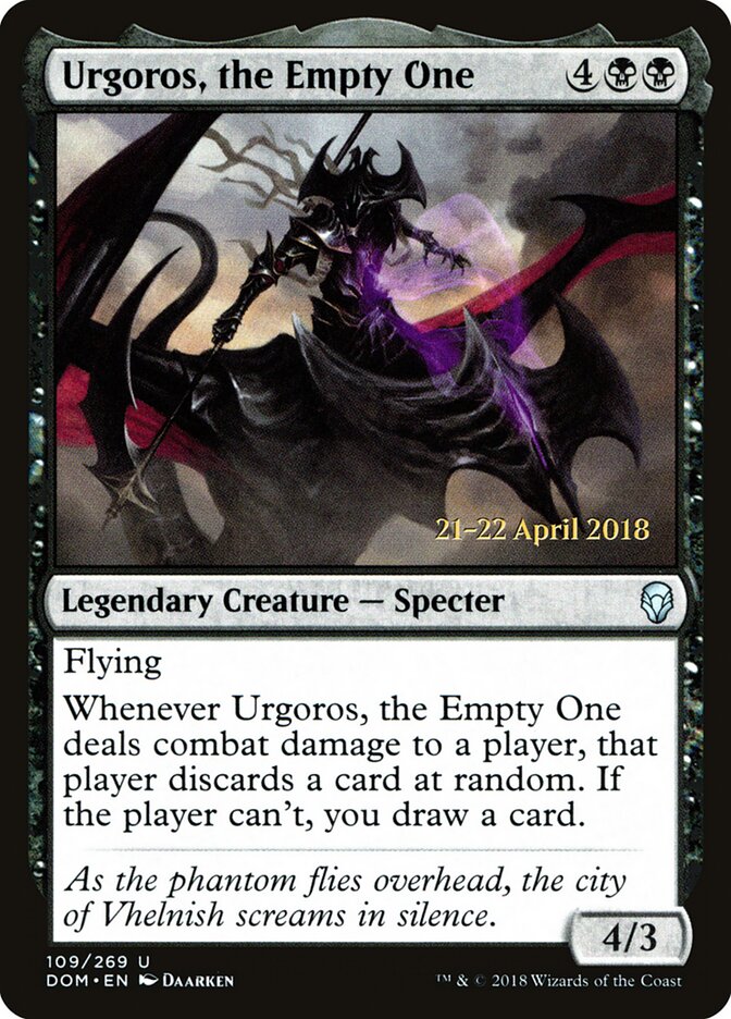 Urgoros, the Empty One card front