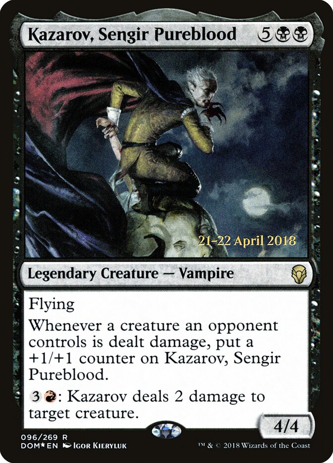 Kazarov, Sengir Pureblood card front