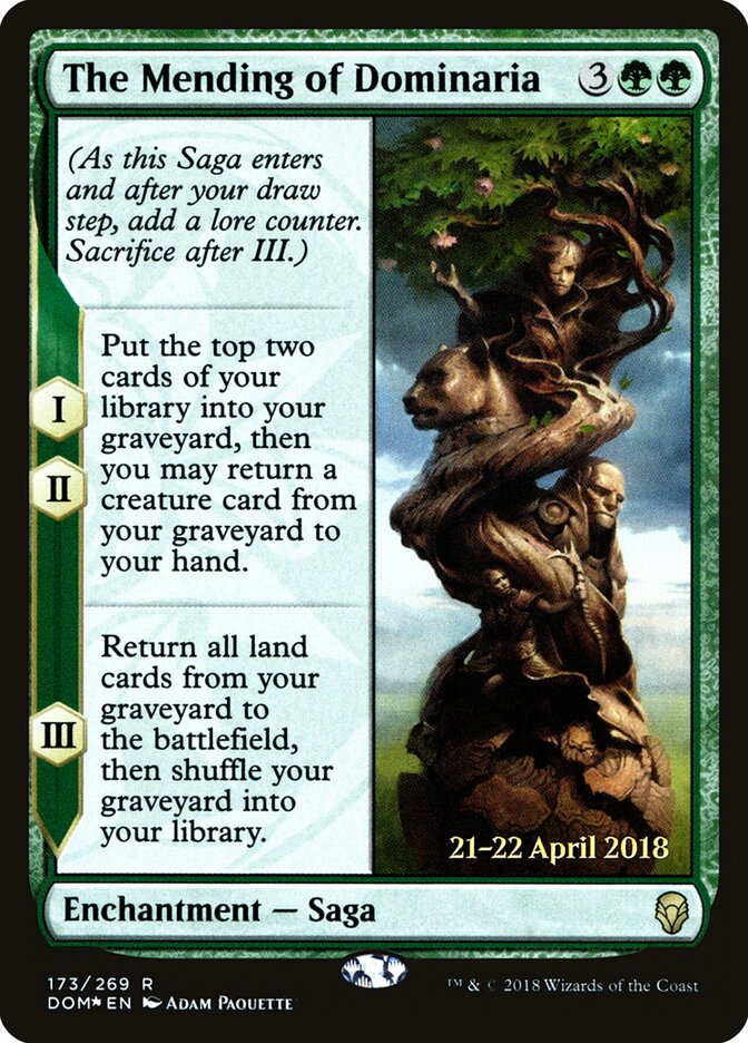 The Mending of Dominaria card front