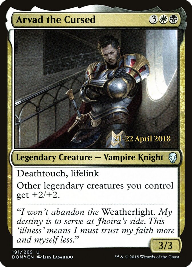 Arvad the Cursed card front