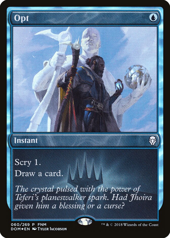 Opt card front