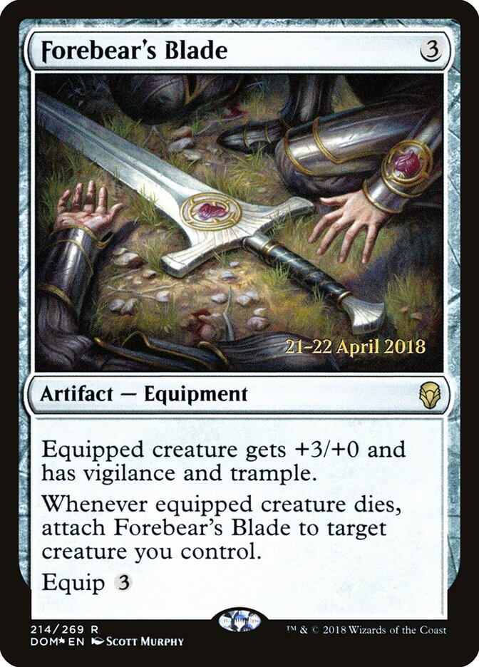 Forebear's Blade card front