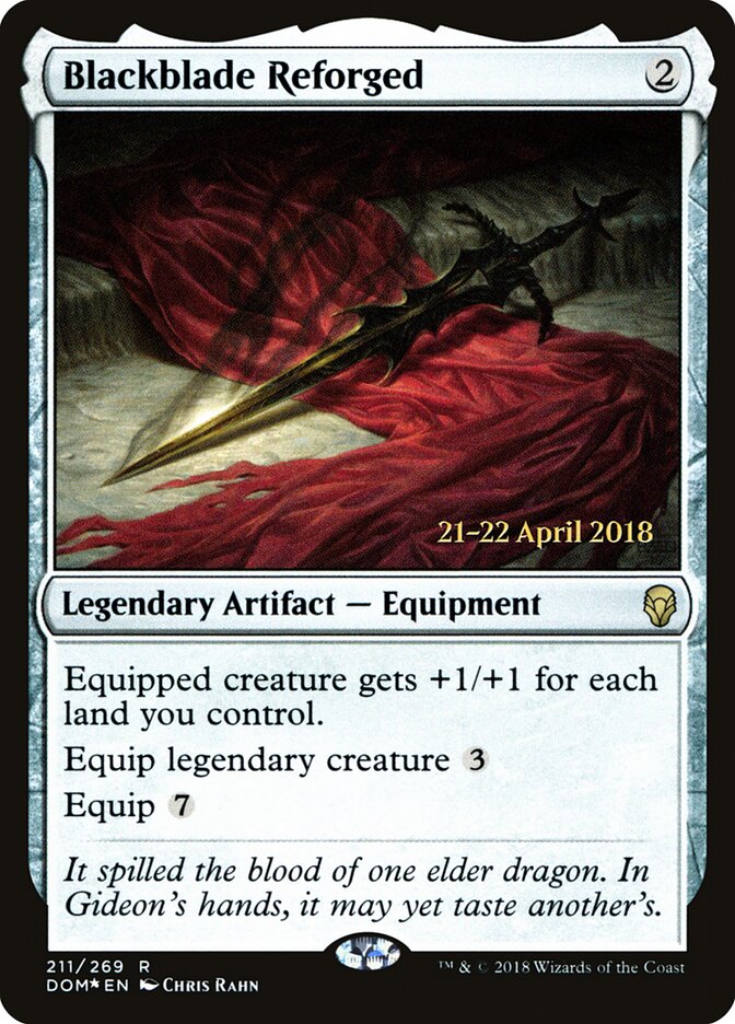 Blackblade Reforged card front