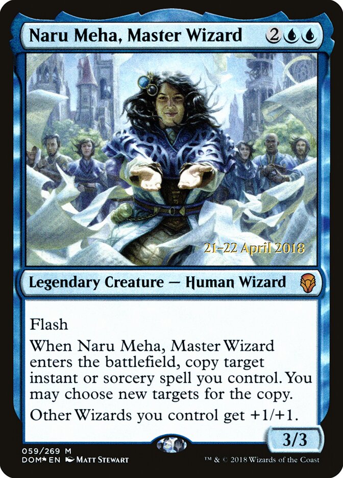 Naru Meha, Master Wizard card front