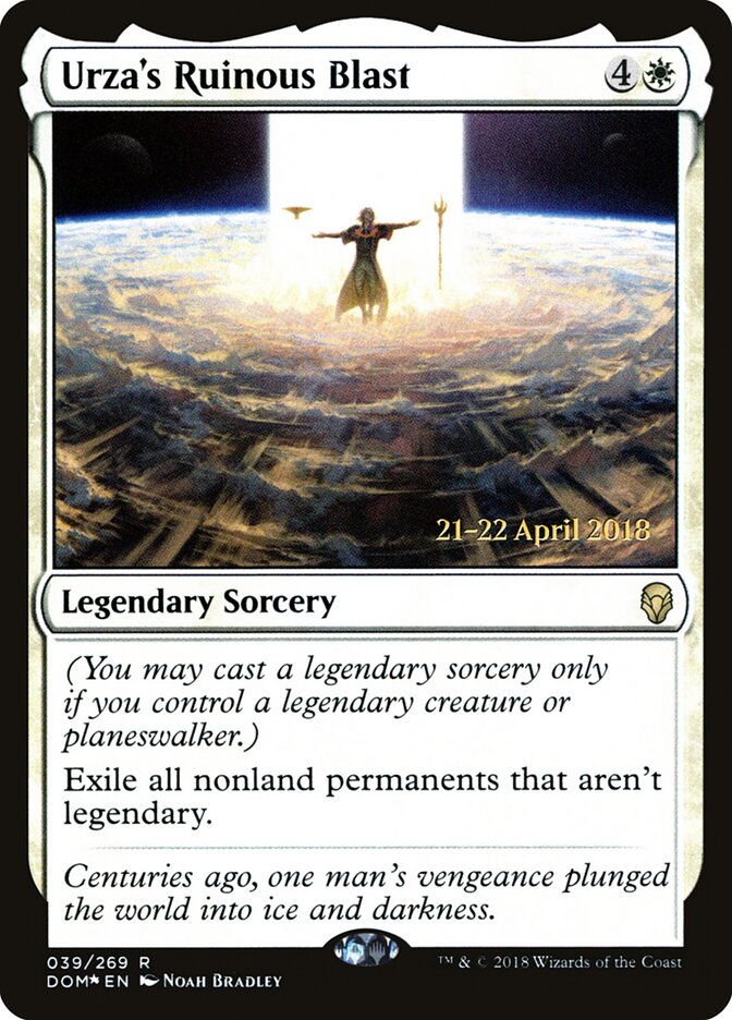 Urza's Ruinous Blast card front