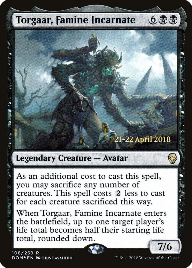Torgaar, Famine Incarnate card front
