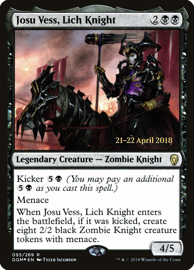 Josu Vess, Lich Knight card front
