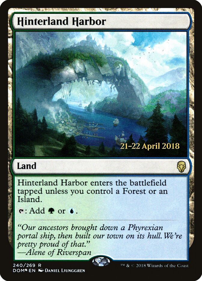 Hinterland Harbor card front