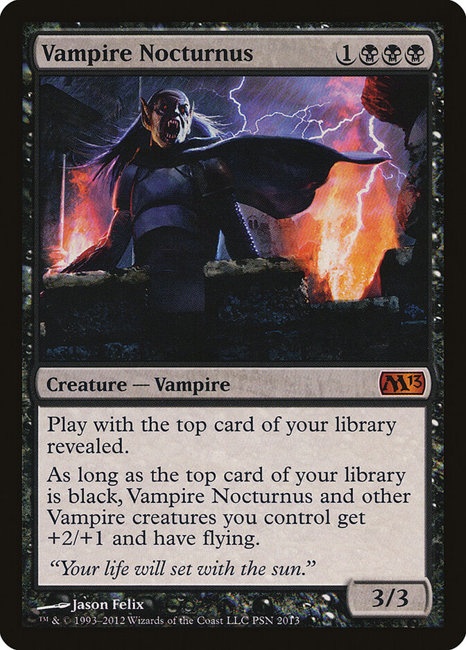 Vampire Nocturnus card front