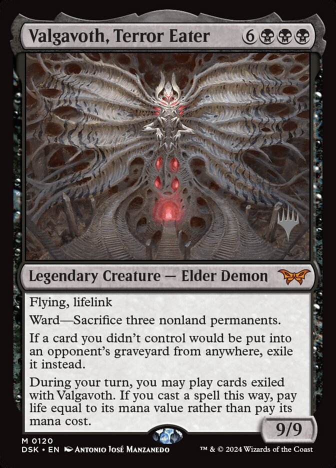 Valgavoth, Terror Eater card front